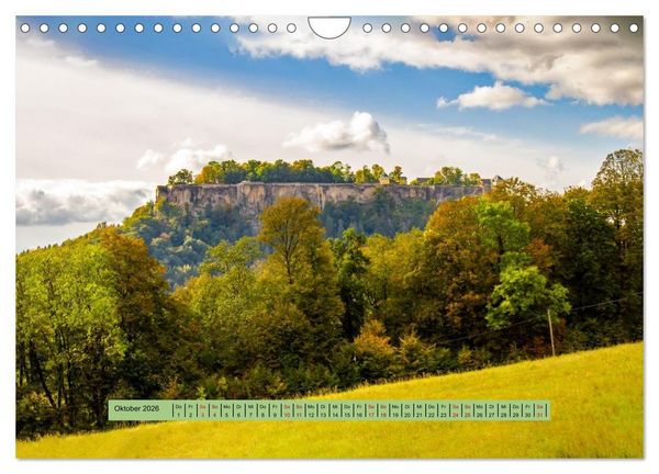 Produktbild: S&auml;chsische Schweiz - Erlebnisse eines Herbsturlaubs (Wandkalender 2026 DIN A4 quer), CALVENDO Monatskalender