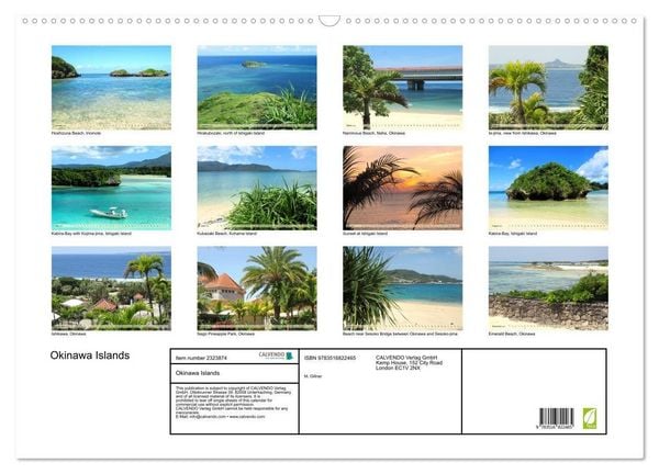 Produktbild: Okinawa Islands (Wall Calendar 2027 DIN A2 landscape), CALVENDO 12 Month Wall Calendar