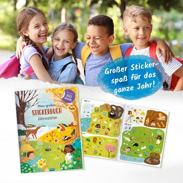 Produktbild: Tr&ouml;tsch Stickerbuch Mein gro&szlig;es Stickerbuch Jahreszeiten