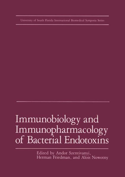 Produktbild: Immunobiology and Immunopharmacology of Bacterial Endotoxins