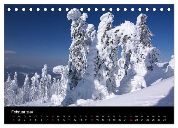 Produktbild: Bayerischer Wald - der Osten Bayerns (Tischkalender 2026 DIN A5 quer), CALVENDO Monatskalender