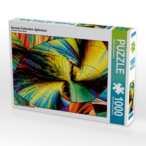 Produktbild: CALVENDO Puzzle Surreale Farbwelten- &Auml;pfels&auml;ure | 1000 Teile Lege-Gr&ouml;&szlig;e 64x48cm Foto-Puzzle f&uuml;r gl&uuml;ckliche Stunden