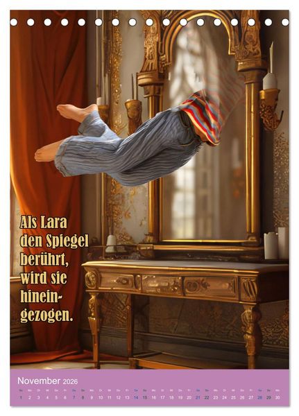 Produktbild: Laras Traum (Tischkalender 2026 DIN A5 hoch), CALVENDO Monatskalender