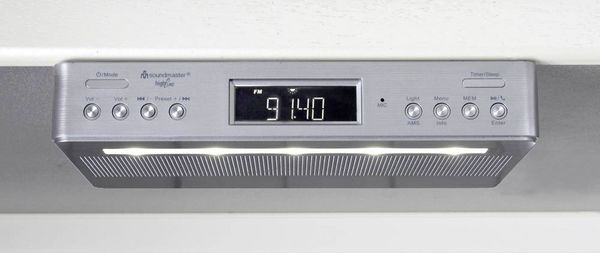 Produktbild: soundmaster UR2045SI K&uuml;chenradio DAB+, UKW Bluetooth&reg; Freisprechfunktion Silber