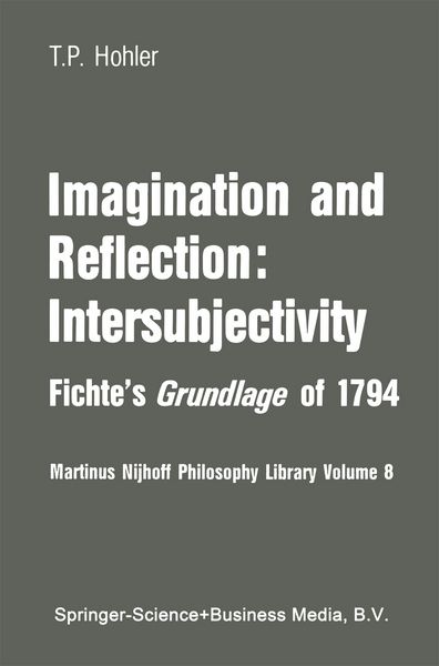 Produktbild: Imagination and Reflection: Intersubjectivity