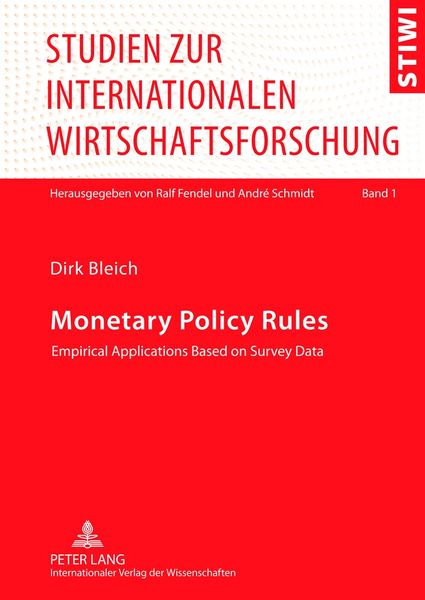 Produktbild: Monetary Policy Rules