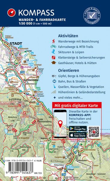 Produktbild: KOMPASS Wanderkarten-Set 723 Nordseek&uuml;ste von Hamburg bis D&auml;nemark (2 Karten) 1:50.000