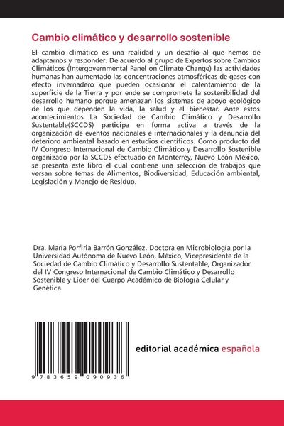 Produktbild: Cambio clim&aacute;tico y desarrollo sostenible