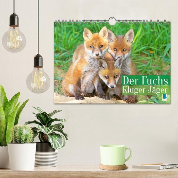 Produktbild: Der Fuchs: Kluger J&auml;ger (Wandkalender 2026 DIN A4 quer), CALVENDO Monatskalender