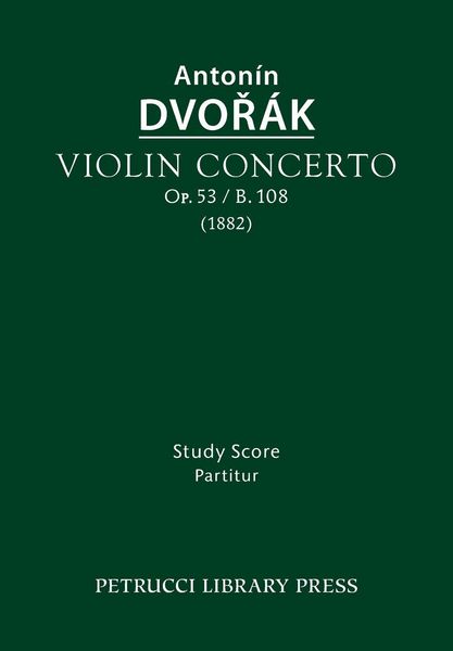 Produktbild: Violin Concerto, Op.53 / B.108