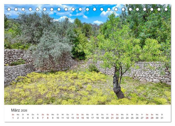 Produktbild: Mallorca Traumhafte Insel (Tischkalender 2026 DIN A5 quer), CALVENDO Monatskalender