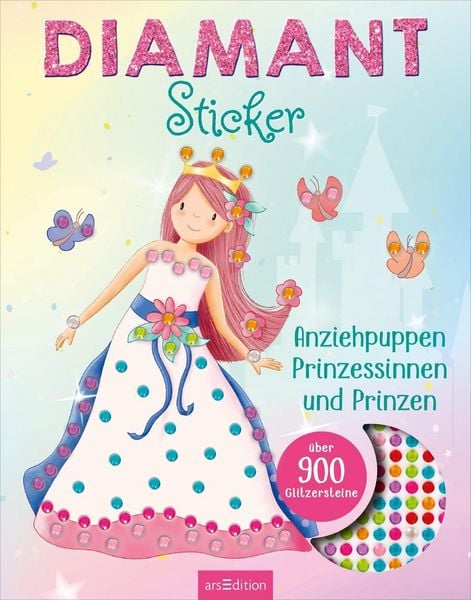 Produktbild: Diamantsticker Anziehpuppen &ndash; Prinzessinnen und Prinzen