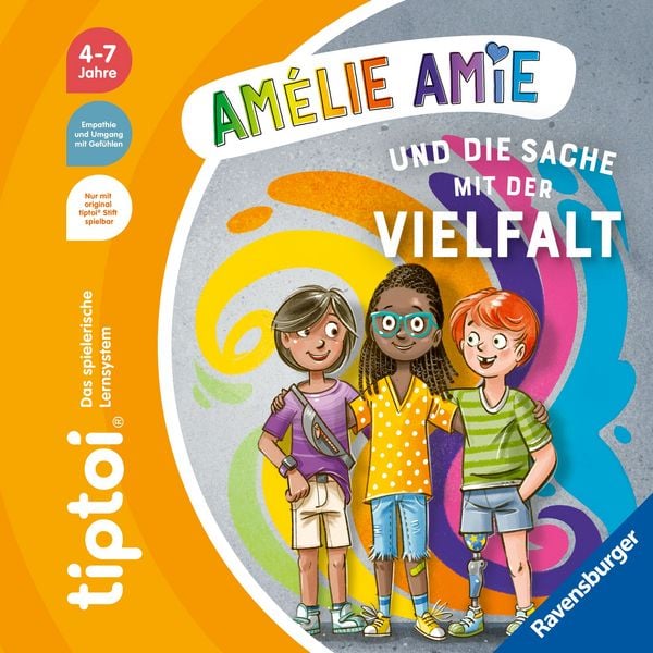 Produktbild: Tiptoi&reg; Bildergeschichten &uuml;ber den Umgang mit Gef&uuml;hlen - Am&eacute;lie Amie und die Sache mit der Vielfalt