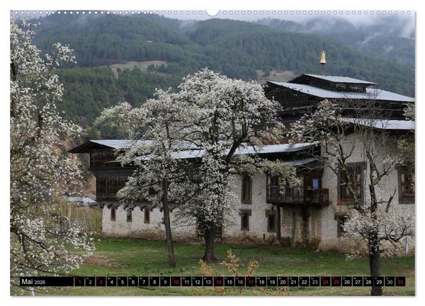 Produktbild: Druk Yul - Szenen aus Bhutan (Wandkalender 2026 DIN A2 quer), CALVENDO Monatskalender