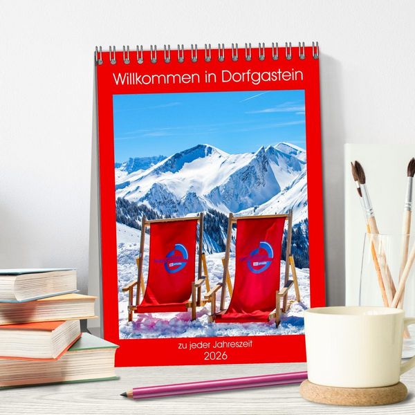 Produktbild: Willkommen in Dorfgastein (Tischkalender 2026 DIN A5 hoch), CALVENDO Monatskalender