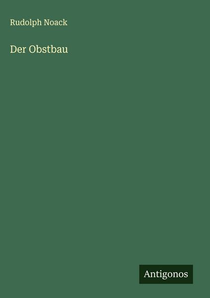 Produktbild: Der Obstbau