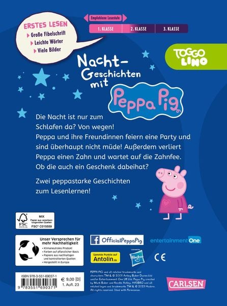Produktbild: Peppa Wutz: Nacht-Geschichten mit Peppa Pig