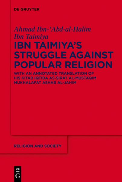 Produktbild: Ibn Taimiya's Struggle Against Popular Religion