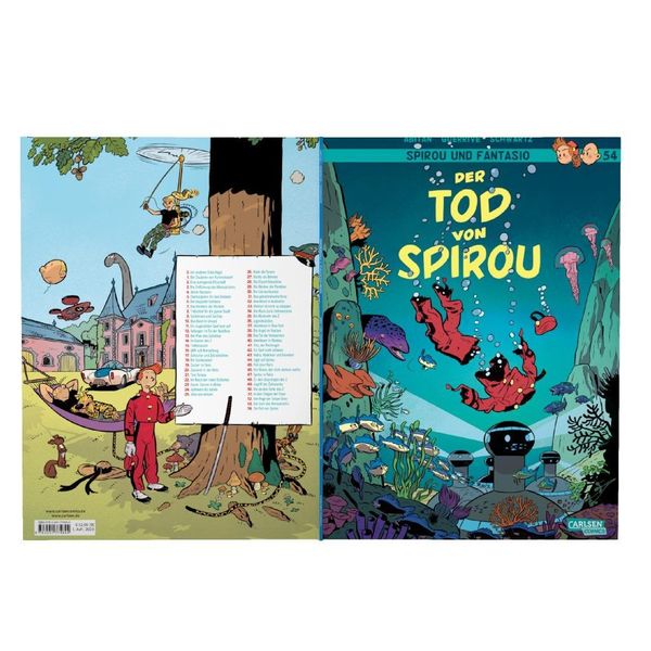 Produktbild: Spirou und Fantasio: Band 54: Der Tod von Spirou