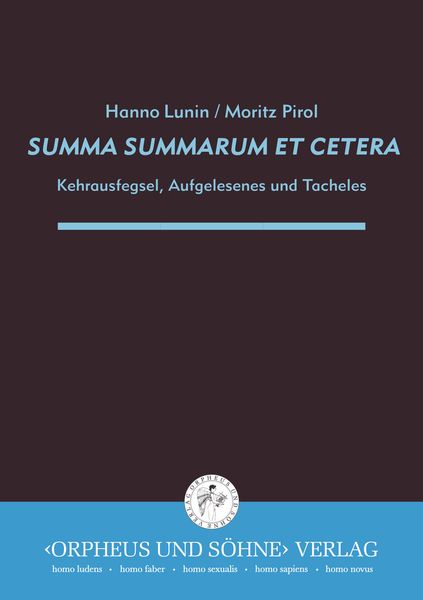 Produktbild: Summa summarum et cetera