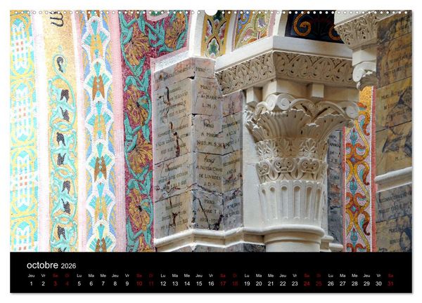 Produktbild: Un jour Lourdes (Calendrier mural 2026 DIN A2 vertical) calendrier de bureau