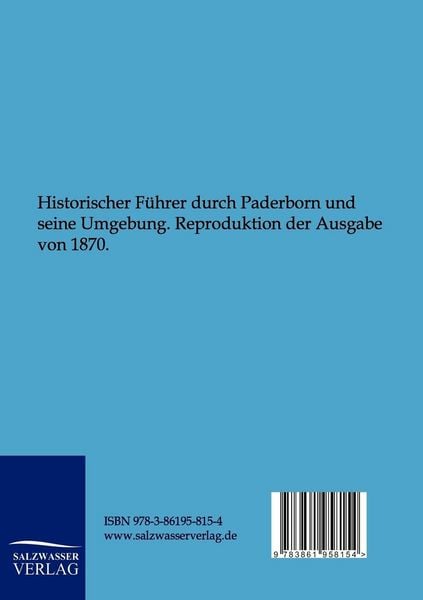 Produktbild: F&uuml;hrer durch Paderborn und seine Umgebung