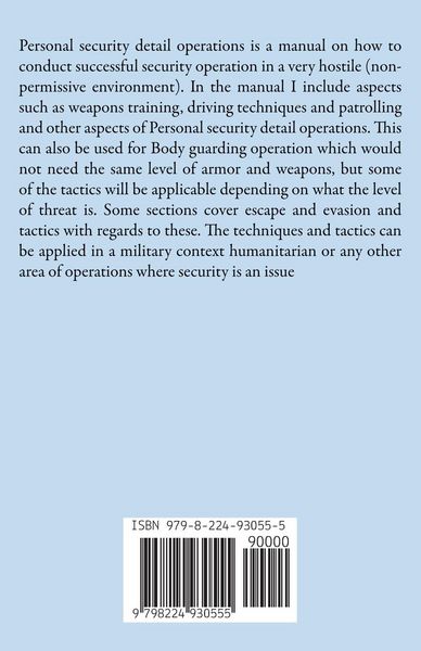 Produktbild: Personal Security Detail Operations Book 3