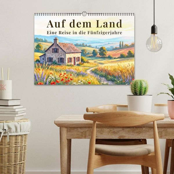 Produktbild: Auf dem Land - Eine Reise in die F&uuml;nfzigerjahre (Wandkalender 2027 DIN A3 quer), CALVENDO Monatskalender