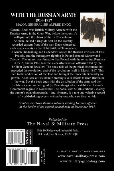 Produktbild: With the Russian Army 1914-1917 Volume 2