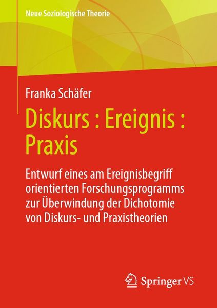 Produktbild: Diskurs : Ereignis : Praxis