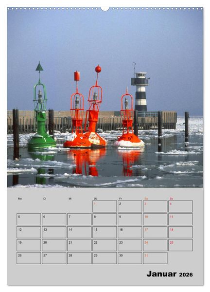 Produktbild: Attraktive Leuchtt&uuml;rme (Wandkalender 2026 DIN A2 hoch), CALVENDO Monatskalender