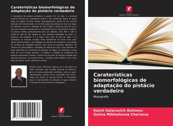 Produktbild: Carater&iacute;sticas biomorfol&oacute;gicas de adapta&ccedil;&atilde;o do pist&aacute;cio verdadeiro