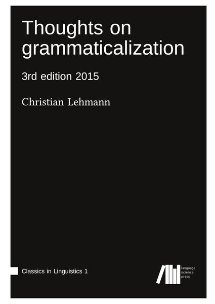 Produktbild: Thoughts on grammaticalization