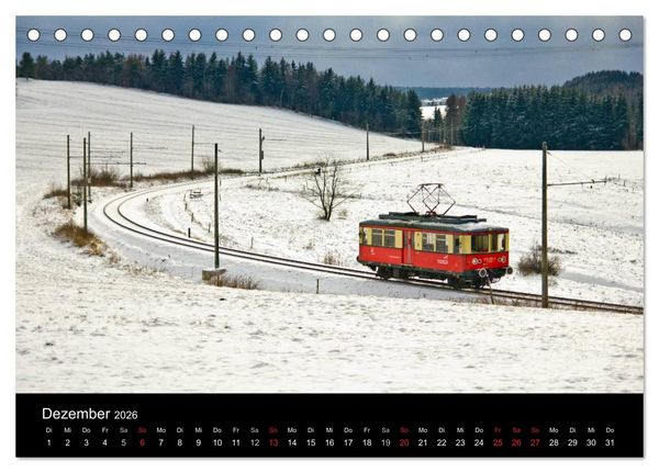 Produktbild: Unterwegs am Bahndamm (Tischkalender 2026 DIN A5 quer), CALVENDO Monatskalender