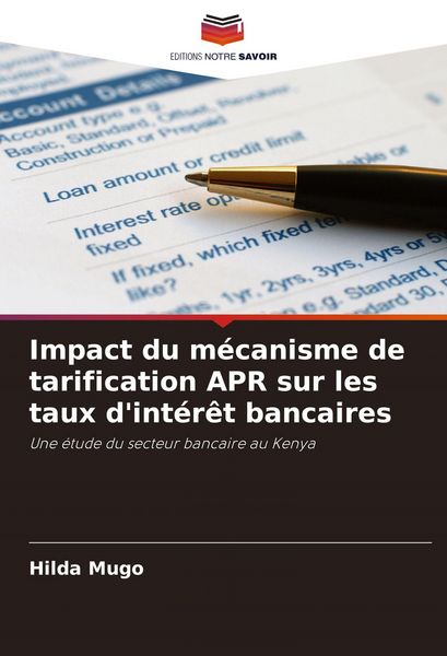 Produktbild: Impact du m&eacute;canisme de tarification APR sur les taux d'int&eacute;r&ecirc;t bancaires