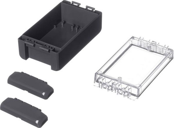 Produktbild: Bopla Bocube B 140806 PC-V0-G-7024 96023124 Outdoor-Geh&auml;use 80 x 151 x 60 Polycarbonat V0 Graphitgrau (RAL 7024) 1 St.