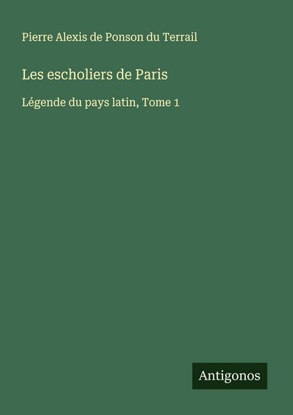 Produktbild: Les escholiers de Paris