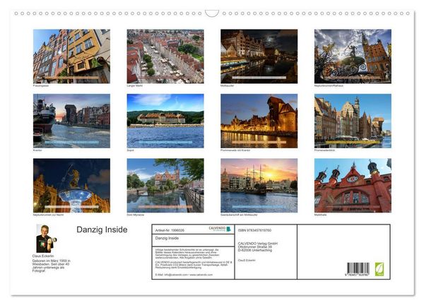 Produktbild: Danzig Inside (Wandkalender 2026 DIN A2 quer), CALVENDO Monatskalender
