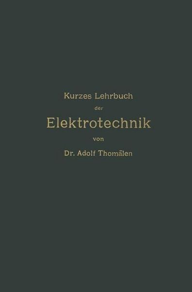 Produktbild: Kurzes Lehrbuch der Elektrotechnik