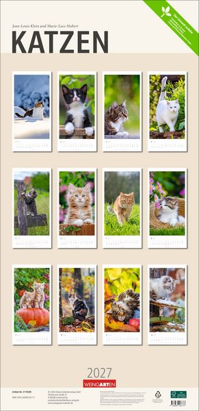 Produktbild: Katzen Kalender 2027