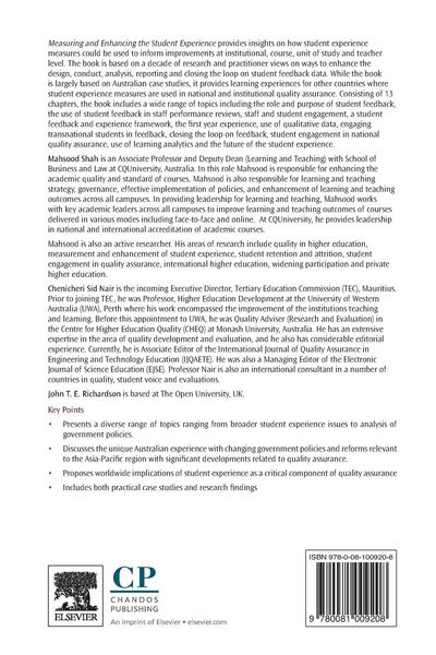 Produktbild: Measuring and Enhancing the Student Experience