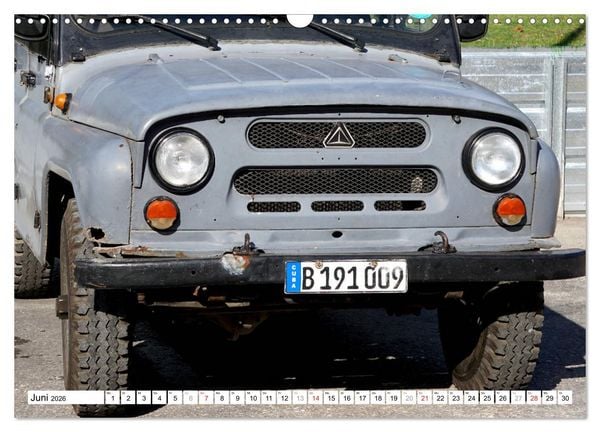 Produktbild: Sowjet-Legende - Der Gel&auml;ndewagen UAZ-469 in Kuba (Wandkalender 2026 DIN A3 quer), CALVENDO Monatskalender
