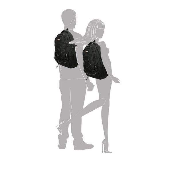 Produktbild: HTI-Living Rucksack polyester 22x12x47cm Rucksack polyester 22x12x47cm