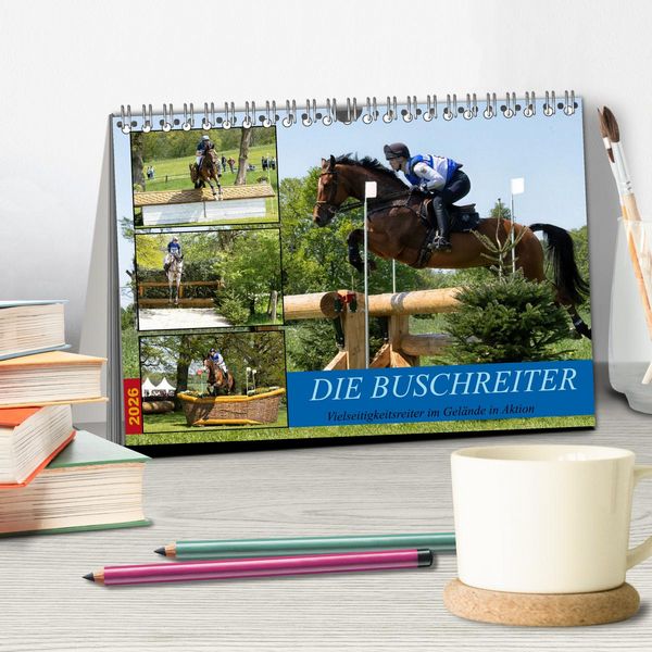 Produktbild: Die Buschreiter (Tischkalender 2026 DIN A5 quer), CALVENDO Monatskalender