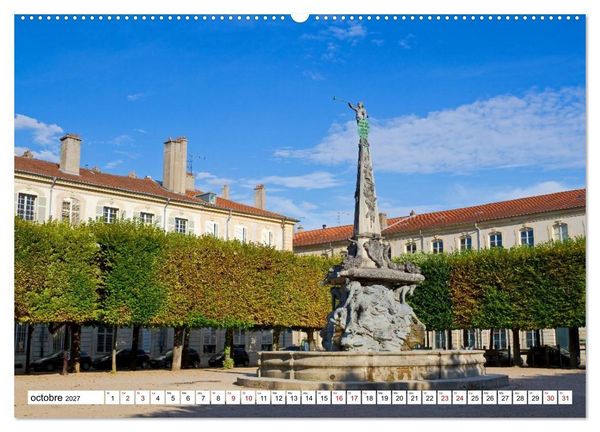 Produktbild: Nancy et Metz &ndash; Tr&eacute;sors uniques en Lorraine (Calendrier mural haut de gamme 2027 DIN A2 vertical), CALVENDO calendrier mensuel