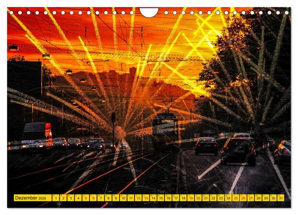 Produktbild: Karlsruhe mal 2 (Wandkalender 2026 DIN A4 quer), CALVENDO Monatskalender