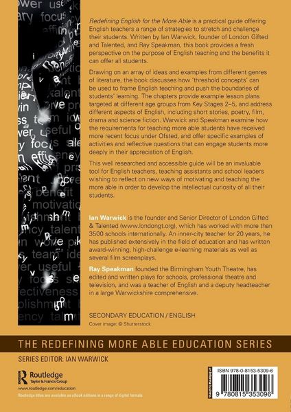 Produktbild: Redefining English for the More Able