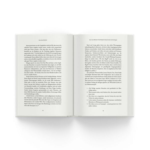 Produktbild: ZERO SUM MINDSET
