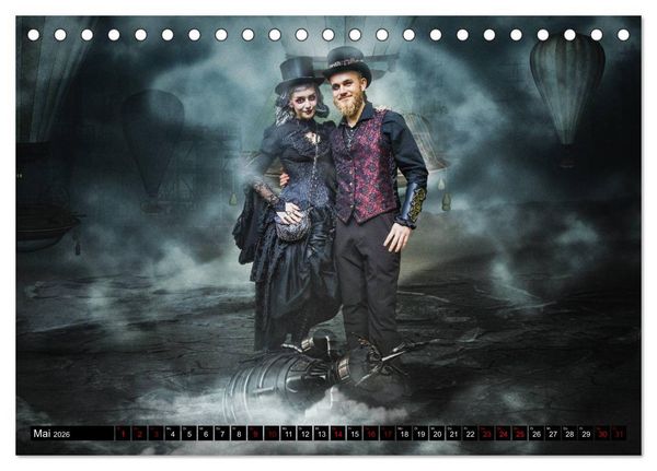 Produktbild: Steampunks (Tischkalender 2026 DIN A5 quer), CALVENDO Monatskalender