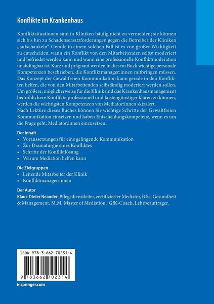 Produktbild: Konflikte im Krankenhaus